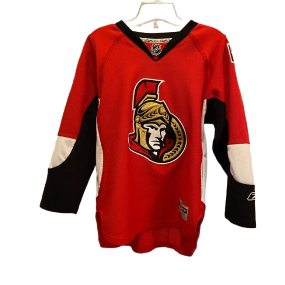 Vintage Reebok NHL Ottawa Senators Youth Jersey L/XL Red 2007 Transition Era